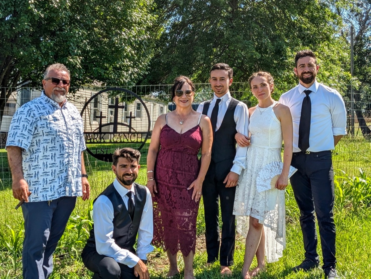 The Amezcua family at Ark Ranch